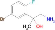 1-Amino-2-(5-bromo-2-fluorophenyl)propan-2-ol