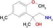 1-Amino-2-(2-methoxy-5-methylphenyl)propan-2-ol