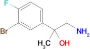 1-Amino-2-(3-bromo-4-fluorophenyl)propan-2-ol