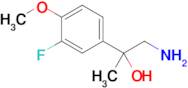 1-Amino-2-(3-fluoro-4-methoxyphenyl)propan-2-ol