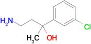 4-Amino-2-(3-chlorophenyl)butan-2-ol