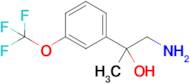 1-Amino-2-(3-(trifluoromethoxy)phenyl)propan-2-ol