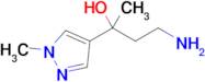 4-Amino-2-(1-methyl-1h-pyrazol-4-yl)butan-2-ol