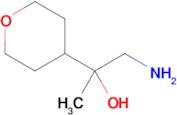 1-Amino-2-(tetrahydro-2h-pyran-4-yl)propan-2-ol