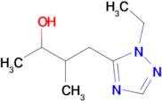 4-(1-Ethyl-1h-1,2,4-triazol-5-yl)-3-methylbutan-2-ol