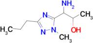 1-Amino-1-(1-methyl-3-propyl-1h-1,2,4-triazol-5-yl)propan-2-ol