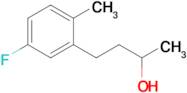 4-(5-Fluoro-2-methylphenyl)butan-2-ol