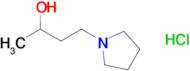 4-(Pyrrolidin-1-yl)butan-2-ol hydrochloride