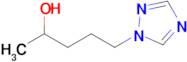 5-(1h-1,2,4-Triazol-1-yl)pentan-2-ol