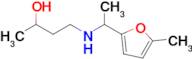 4-((1-(5-Methylfuran-2-yl)ethyl)amino)butan-2-ol