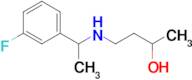 4-((1-(3-Fluorophenyl)ethyl)amino)butan-2-ol