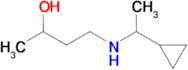 4-((1-Cyclopropylethyl)amino)butan-2-ol