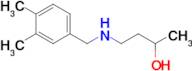 4-((3,4-Dimethylbenzyl)amino)butan-2-ol