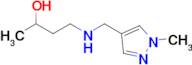 4-(((1-Methyl-1h-pyrazol-4-yl)methyl)amino)butan-2-ol