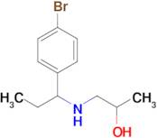 1-((1-(4-Bromophenyl)propyl)amino)propan-2-ol