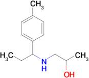 1-((1-(P-tolyl)propyl)amino)propan-2-ol