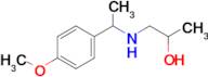 1-((1-(4-Methoxyphenyl)ethyl)amino)propan-2-ol