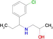 1-((1-(3-Chlorophenyl)propyl)amino)propan-2-ol