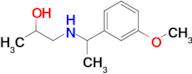 1-((1-(3-Methoxyphenyl)ethyl)amino)propan-2-ol