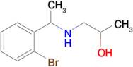 1-((1-(2-Bromophenyl)ethyl)amino)propan-2-ol