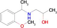 1-((1-(2-Methoxyphenyl)ethyl)amino)propan-2-ol