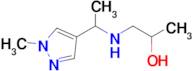 1-((1-(1-Methyl-1h-pyrazol-4-yl)ethyl)amino)propan-2-ol