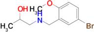 1-((5-Bromo-2-methoxybenzyl)amino)propan-2-ol