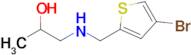 1-(((4-Bromothiophen-2-yl)methyl)amino)propan-2-ol