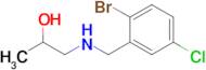 1-((2-Bromo-5-chlorobenzyl)amino)propan-2-ol