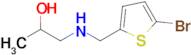 1-(((5-Bromothiophen-2-yl)methyl)amino)propan-2-ol