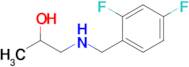 1-((2,4-Difluorobenzyl)amino)propan-2-ol