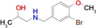 1-((3-Bromo-4-methoxybenzyl)amino)propan-2-ol