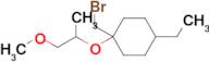 1-(Bromomethyl)-4-ethyl-1-((1-methoxypropan-2-yl)oxy)cyclohexane