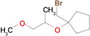 1-(Bromomethyl)-1-((1-methoxypropan-2-yl)oxy)cyclopentane