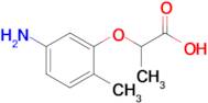 2-(5-Amino-2-methylphenoxy)propanoic acid