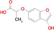 2-[(3-hydroxy-1-benzofuran-6-yl)oxy]propanoic acid