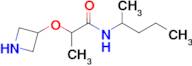 2-(Azetidin-3-yloxy)-N-(pentan-2-yl)propanamide