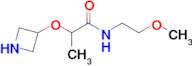 2-(Azetidin-3-yloxy)-N-(2-methoxyethyl)propanamide