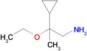 2-Cyclopropyl-2-ethoxypropan-1-amine