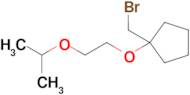 1-(Bromomethyl)-1-(2-isopropoxyethoxy)cyclopentane