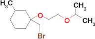 1-(Bromomethyl)-1-(2-isopropoxyethoxy)-3-methylcyclohexane