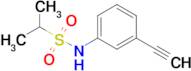 n-(3-Ethynylphenyl)propane-2-sulfonamide