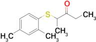 2-((2,4-Dimethylphenyl)thio)pentan-3-one