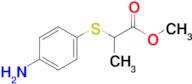 Methyl 2-((4-aminophenyl)thio)propanoate