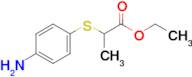 Ethyl 2-((4-aminophenyl)thio)propanoate