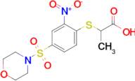 2-((4-(Morpholinosulfonyl)-2-nitrophenyl)thio)propanoic acid