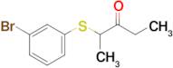 2-((3-Bromophenyl)thio)pentan-3-one