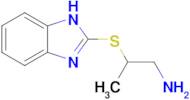2-((1h-Benzo[d]imidazol-2-yl)thio)propan-1-amine