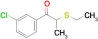 1-(3-Chlorophenyl)-2-(ethylthio)propan-1-one