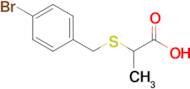 2-((4-Bromobenzyl)thio)propanoic acid